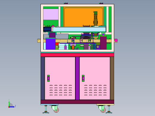 电路板自动贴高温胶纸机左视缩略图