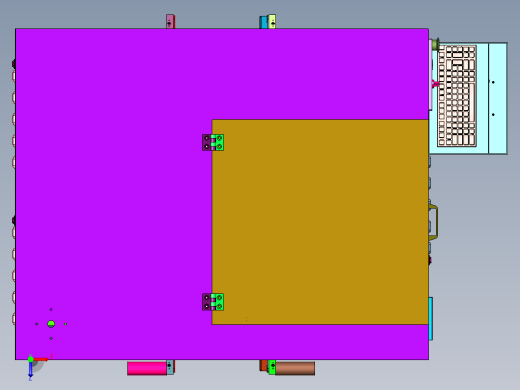 电路板自动贴高温胶纸机俯视缩略图