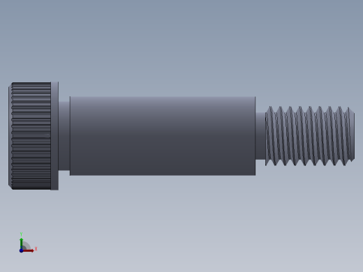 公制SH螺栓选择（DME）-SB DME PM6 x20.SLDPRT前视缩略图