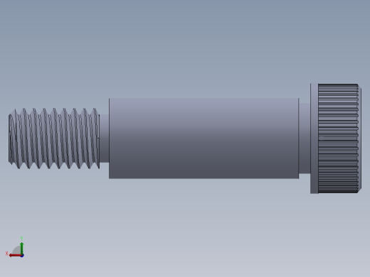 公制SH螺栓选择（DME）-SB DME PM6 x20.SLDPRT后视缩略图