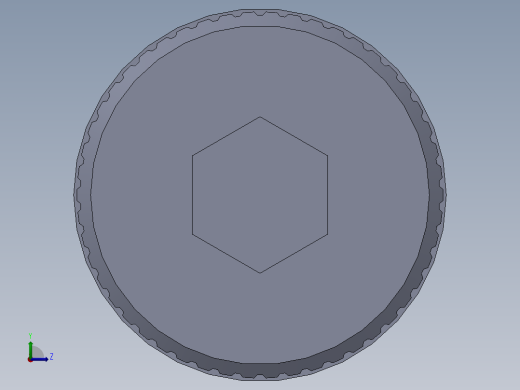 公制SH螺栓选择（DME）-SB DME PM6 x20.SLDPRT左视缩略图