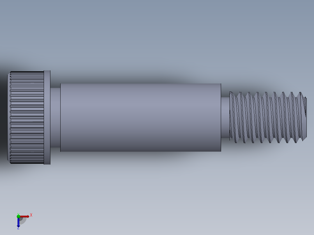 公制SH螺栓选择（DME）-SB DME PM6 x20.SLDPRT俯视图