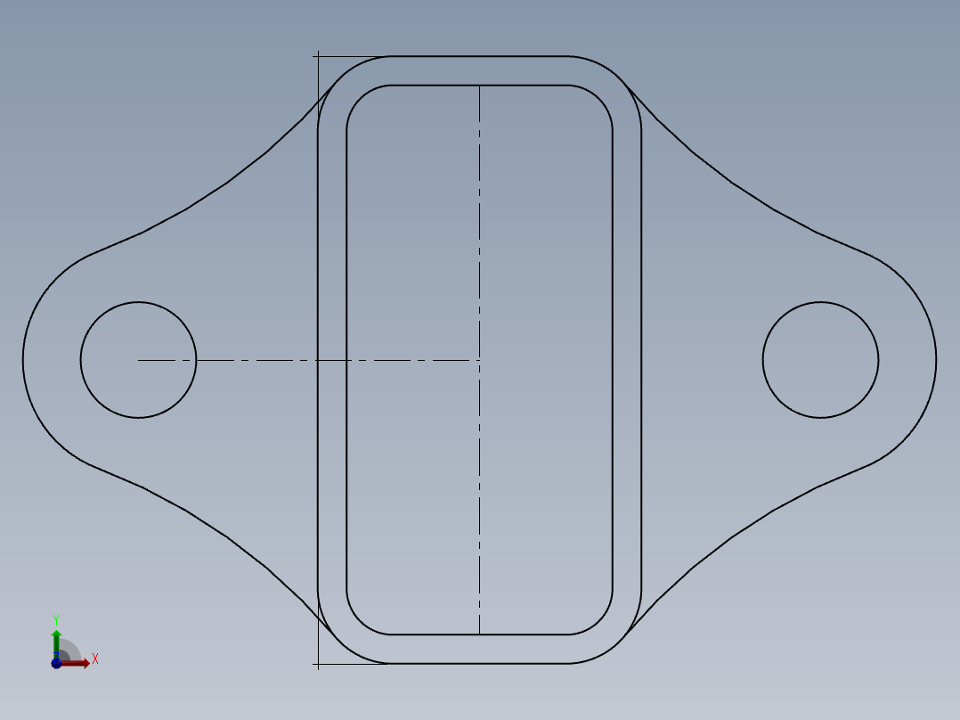 SW建模练习题-exercise 62主视图