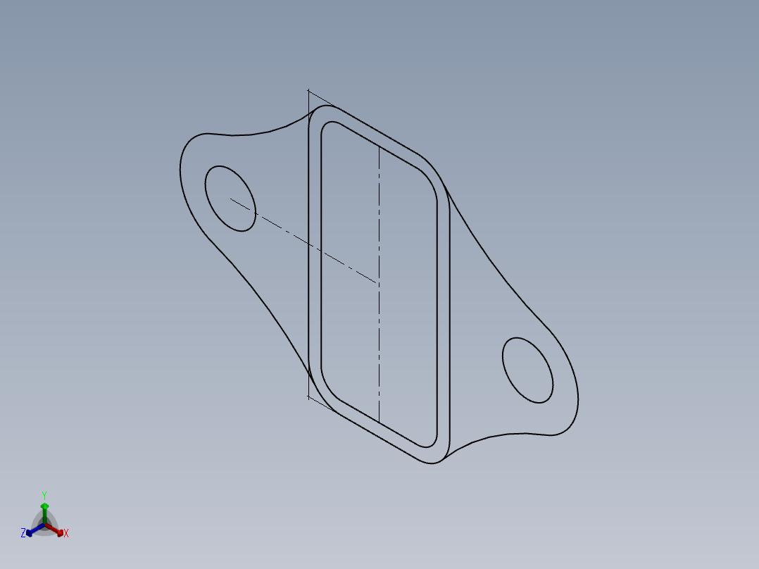 SW建模练习题-exercise 62正等轴测图