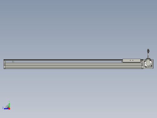 东锦同步带传动-直线滑台模组DH135B-L125-S850-BL-P400W-C3右视缩略图