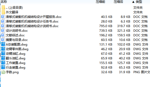 滑移式装载机机械结构设计含开题及6张CAD图缩略图