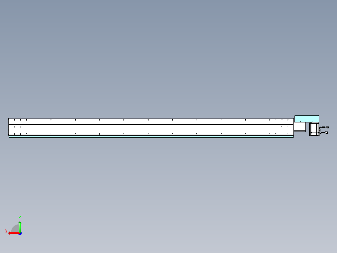 威洛博VBF同步带传动一般环境VBF14-L45-S2050-BR-ZP75-C3后视图