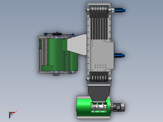 谷物脱粒机三维纯净版俯视缩略图