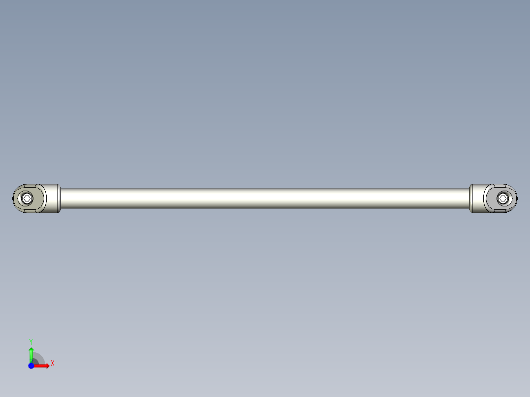 取手(鋁合金)1055-3D多系列多零件图纸模型前视图