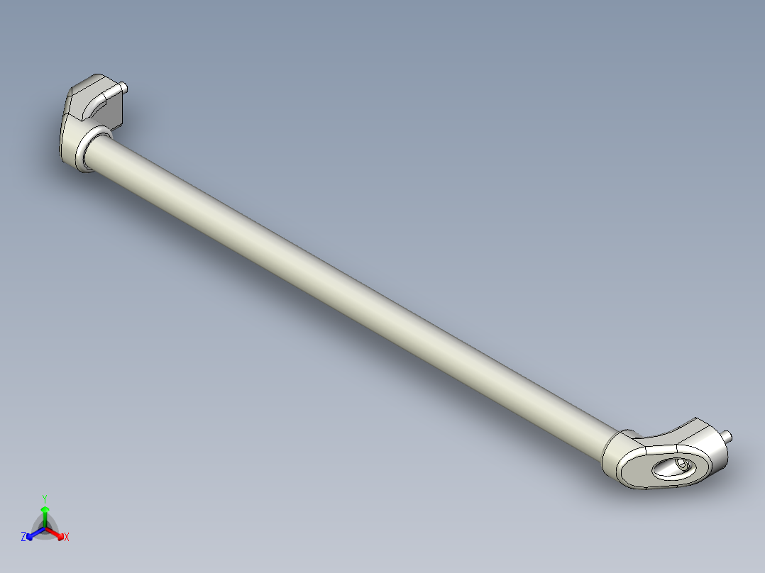 取手(鋁合金)1055-3D多系列多零件图纸模型正等轴测图