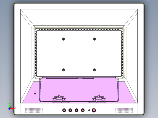 电脑屏幕前视缩略图