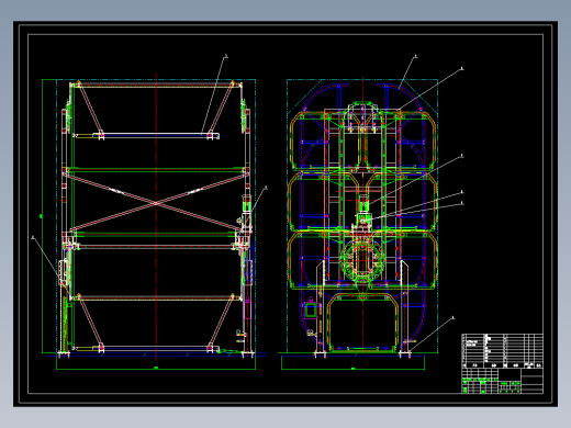 垂直循环立体车库设计