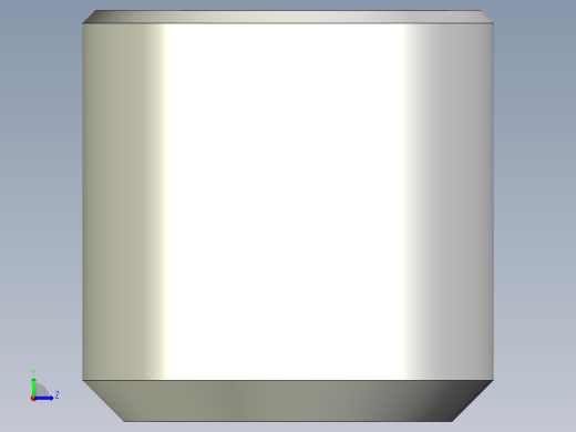 無頭內六角螺絲,不銹鋼無頭內六角螺絲PSW,PSSW-3D多系列多零件图纸模型左视缩略图