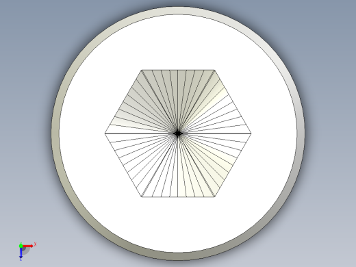 無頭內六角螺絲,不銹鋼無頭內六角螺絲PSW,PSSW-3D多系列多零件图纸模型俯视缩略图