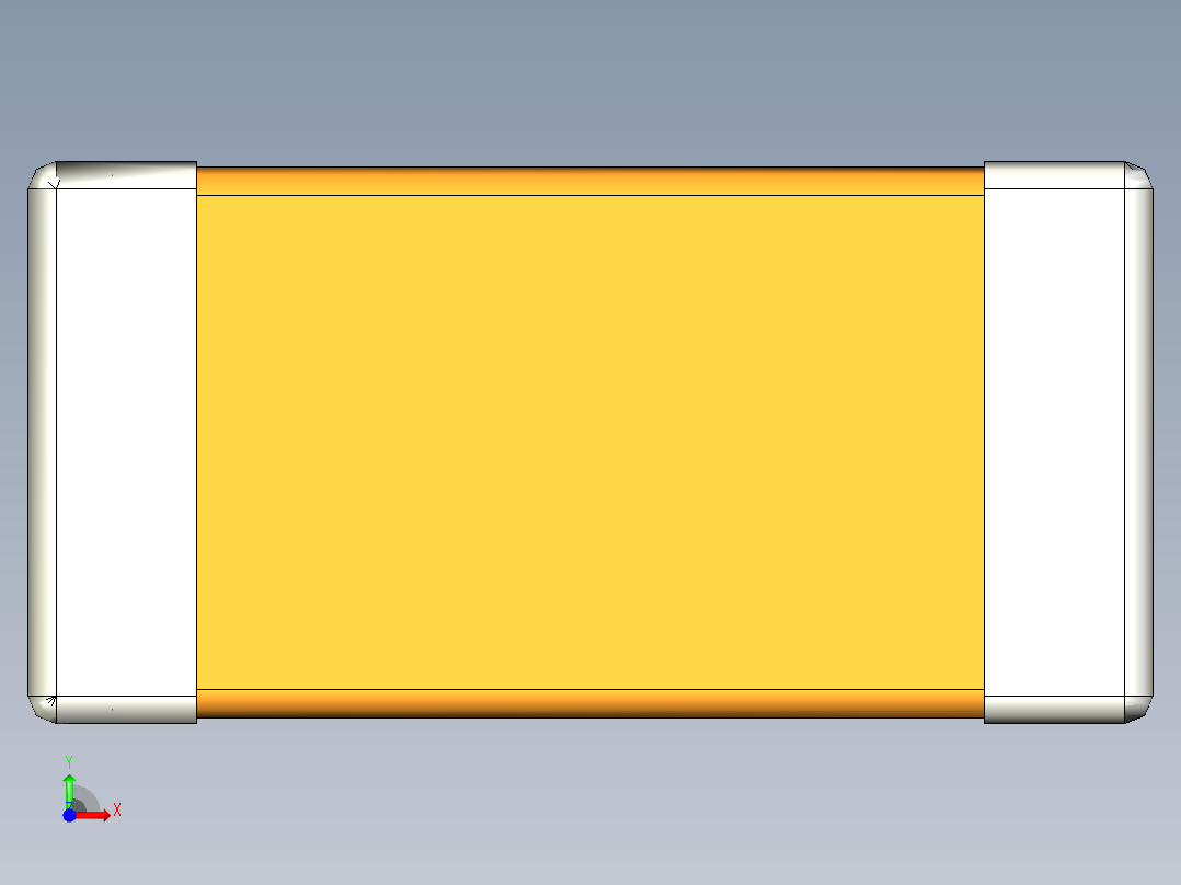元器件3D封装C0402_02019前视图