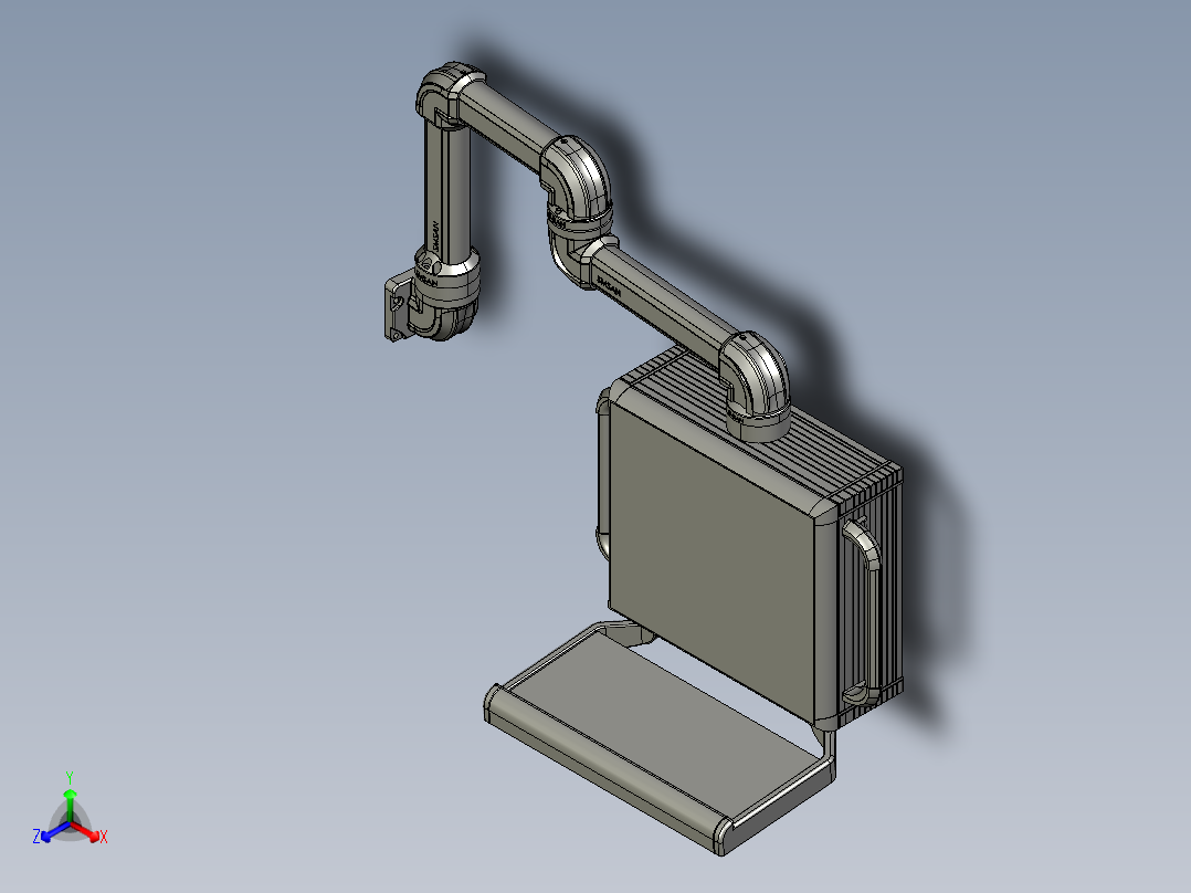 悬臂控制操控箱键盘支架-D3-垂直墙座-转角-中间连接器-90度箱体连接器-250-200-300
