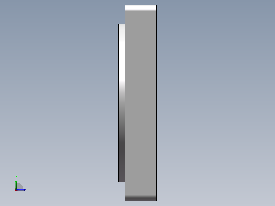 模组KK-86-F2 安川100W电机板(安川=台达 汇川 三菱 富士 禾川).SLDPRT左视图
