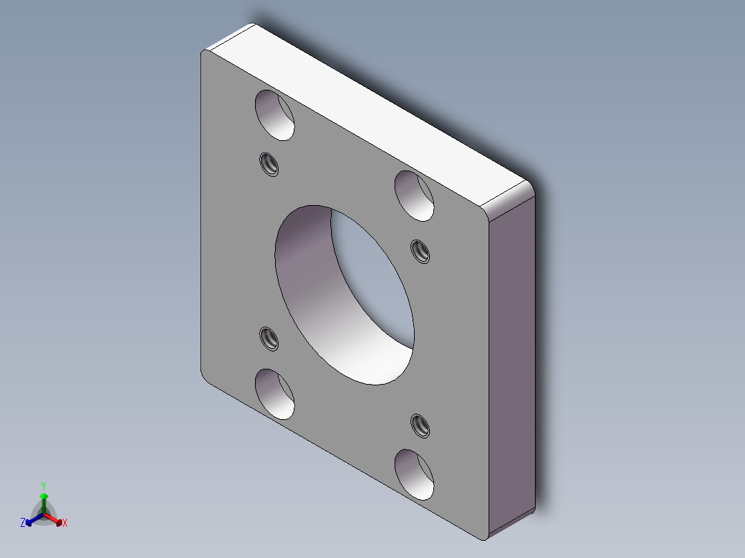 模组KK-86-F2 安川100W电机板(安川=台达 汇川 三菱 富士 禾川).SLDPRT正等轴测图