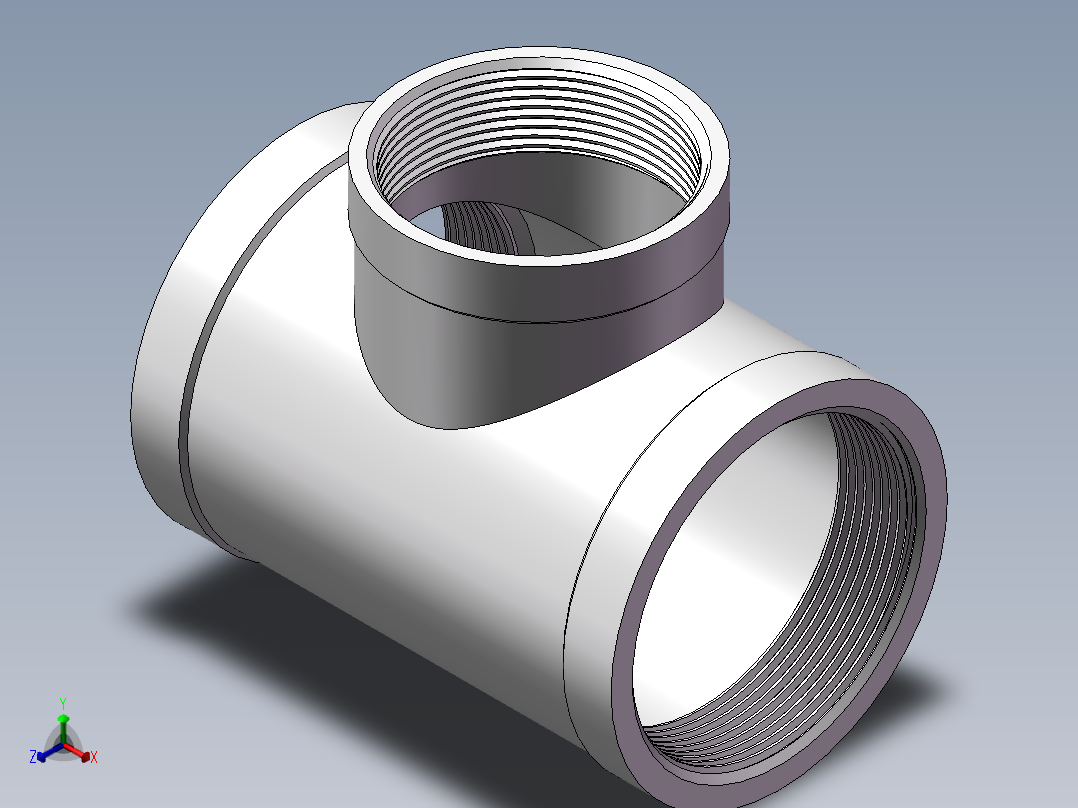 三通-异径 DN65-DN50