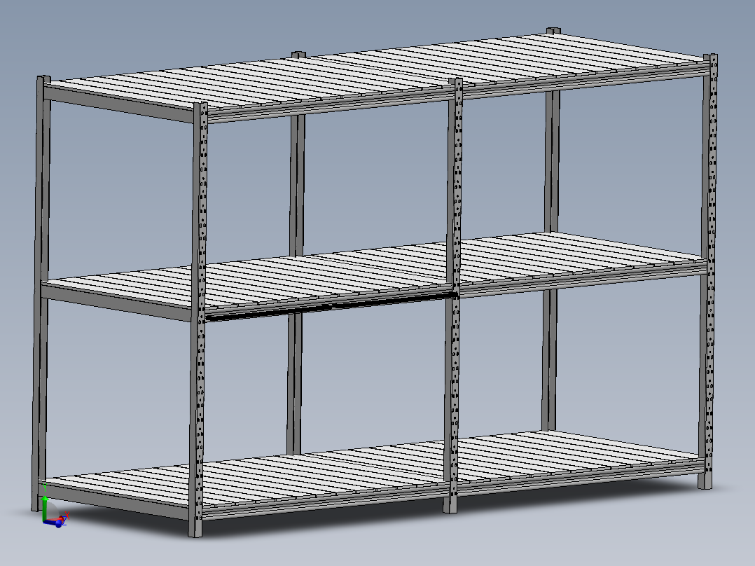 散装货架主视图