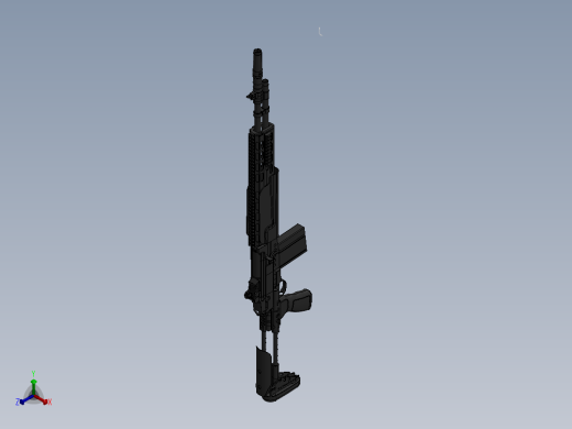 MK14射手步枪正等轴测缩略图