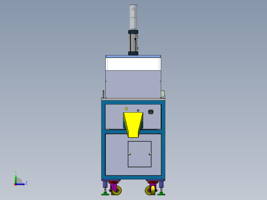 塑胶切水口机、非标自动化设备3D模型左视缩略图