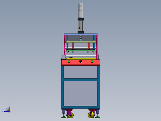 塑胶切水口机、非标自动化设备3D模型右视缩略图