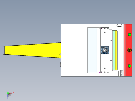 塑胶切水口机、非标自动化设备3D模型俯视缩略图