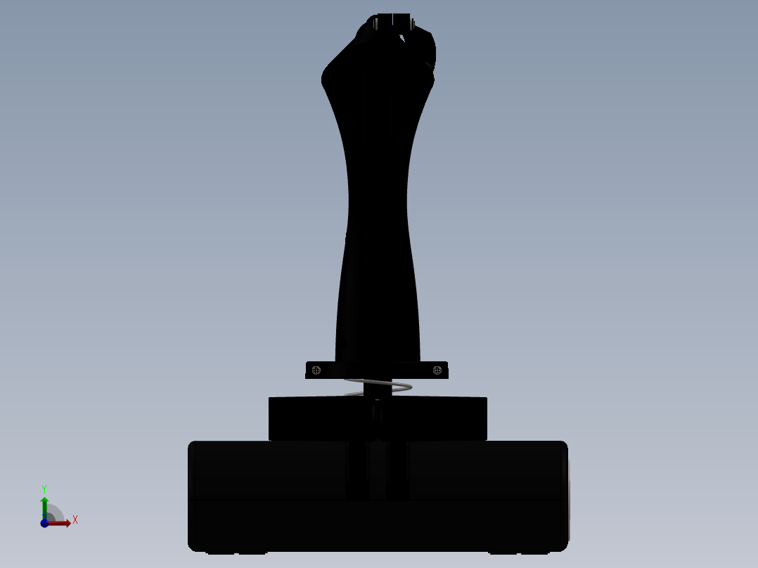 我的操纵杆飞行员前视图