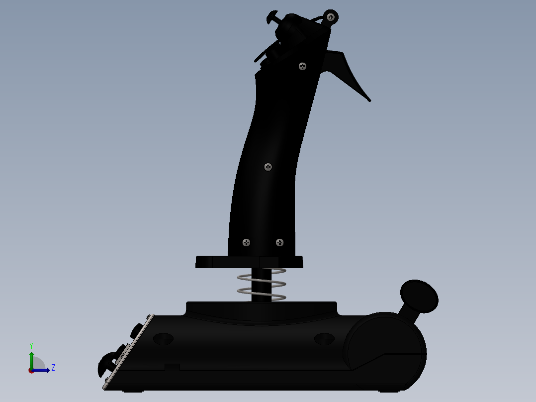 我的操纵杆飞行员左视图