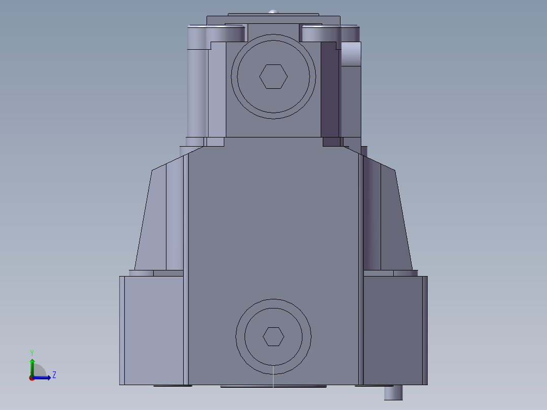 力士乐液压阀-DR20-4-5X减压阀左视图