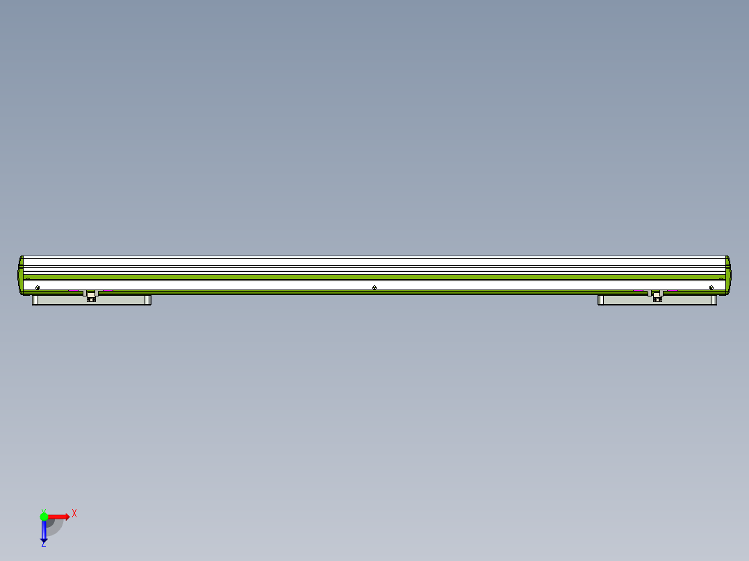 威洛博LC系列3d模型模组2LC14S2Y-S750俯视图