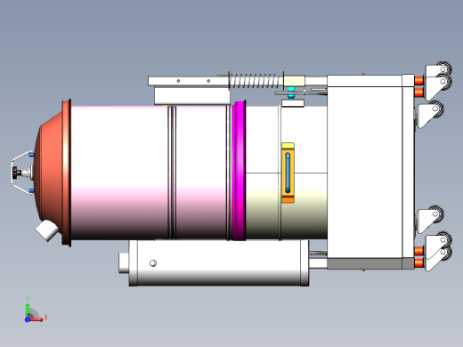 工业吸尘器模型sw21前视缩略图