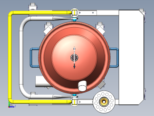 工业吸尘器模型sw21左视缩略图