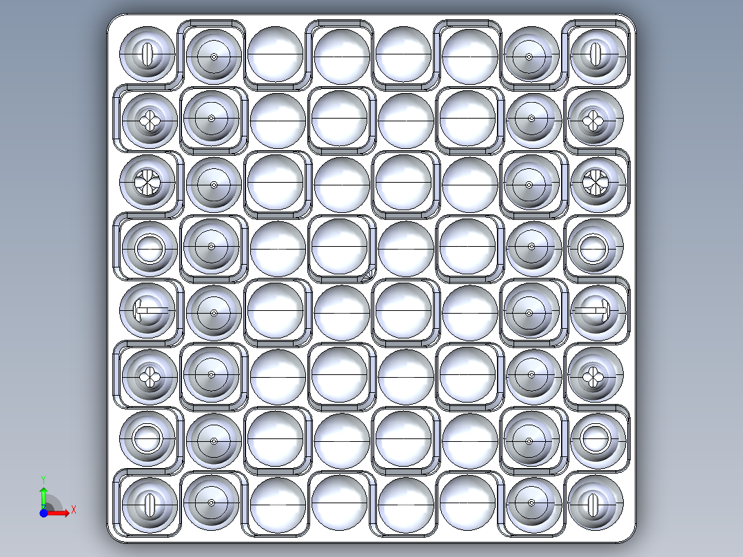 国际象棋前视图