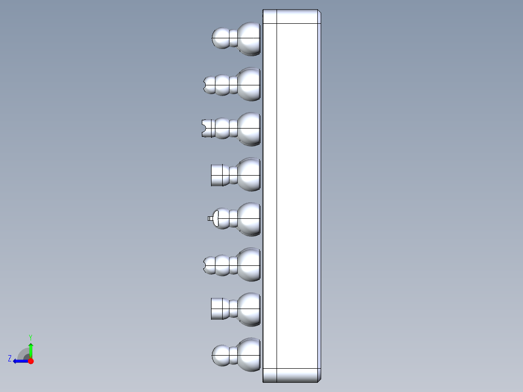 国际象棋右视图