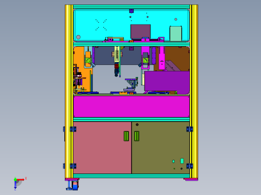 液晶显示屏背光模组质量检测装置俯视缩略图