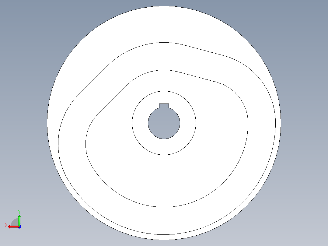 凸轮数控加工工艺设计 1391005后视图