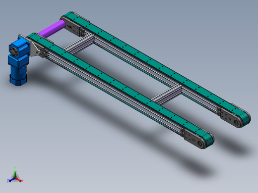 带治具同步带正等轴测缩略图