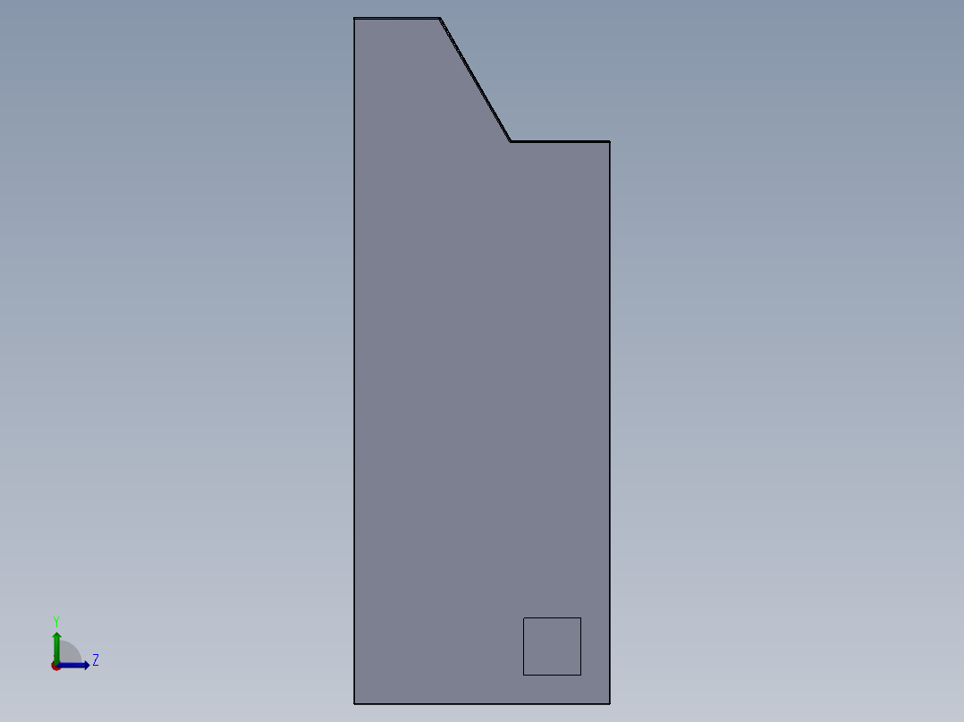 控制箱control-box-35836-模型格式为 x_t左视图
