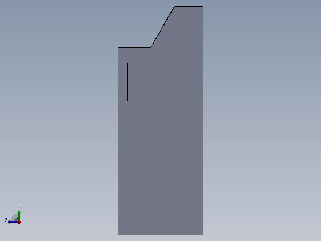 控制箱control-box-35836-模型格式为 x_t右视图