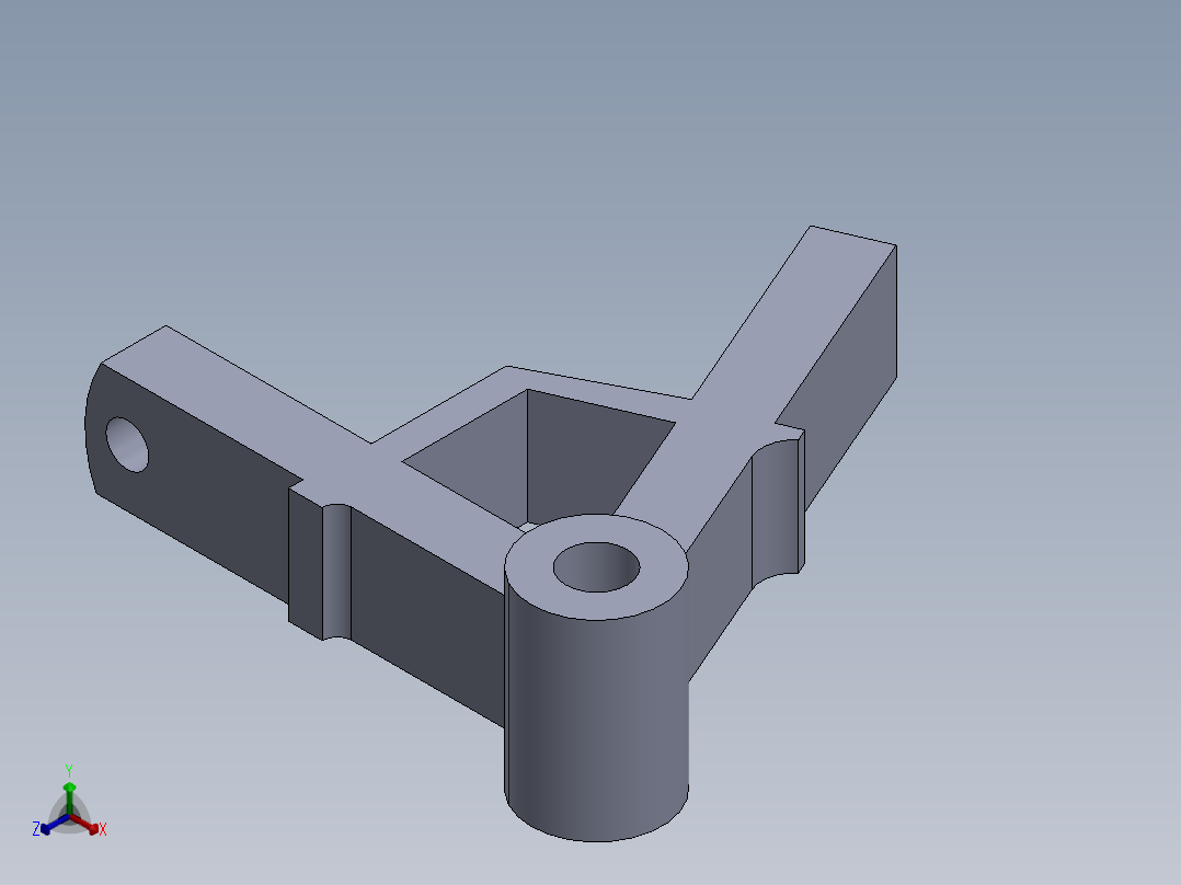 角接头正等轴测图