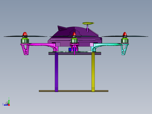 测绘用六翼无人机右视缩略图