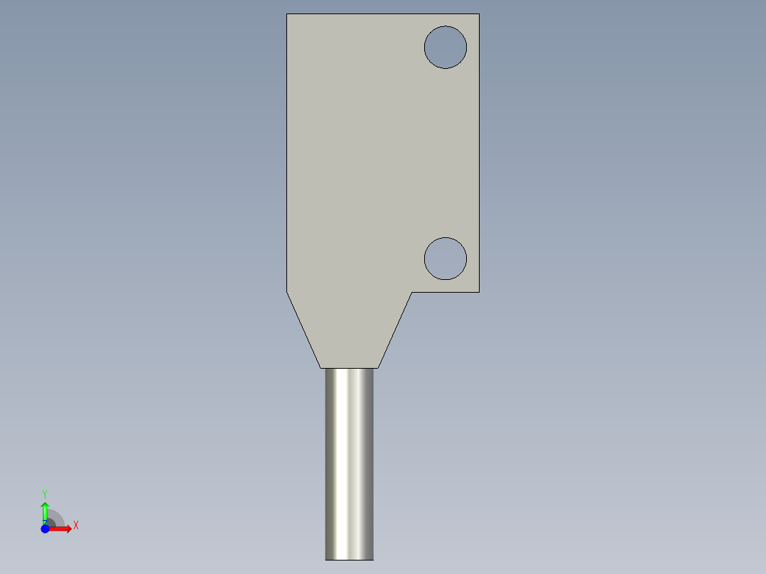 气缸自动化装配生产设备设计-EX-13B(光电)前视图