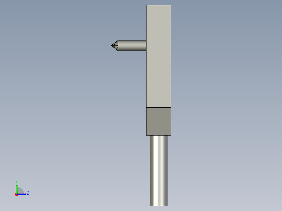 气缸自动化装配生产设备设计-EX-13B(光电)左视图