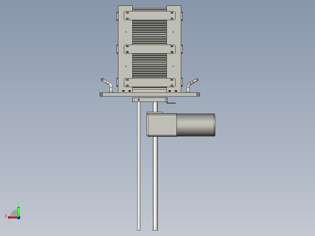 LPCO电芯料盒总装-dtk后视图