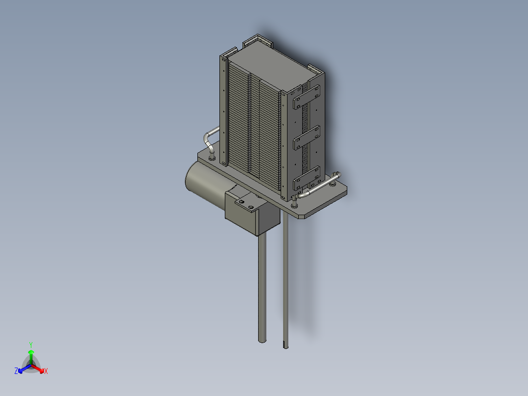 LPCO电芯料盒总装-dtk正等轴测图