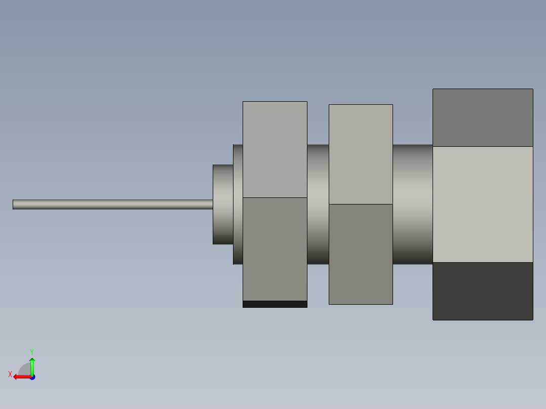 直角光纤反射式-螺母组件-LRC-6V2-Z后视图