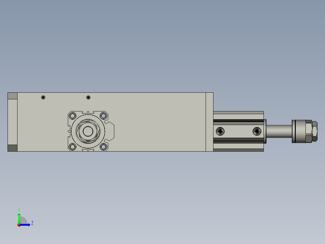 8-3压帽盖组件左视图