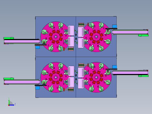 金属盖局部缺陷的检测装置左视缩略图